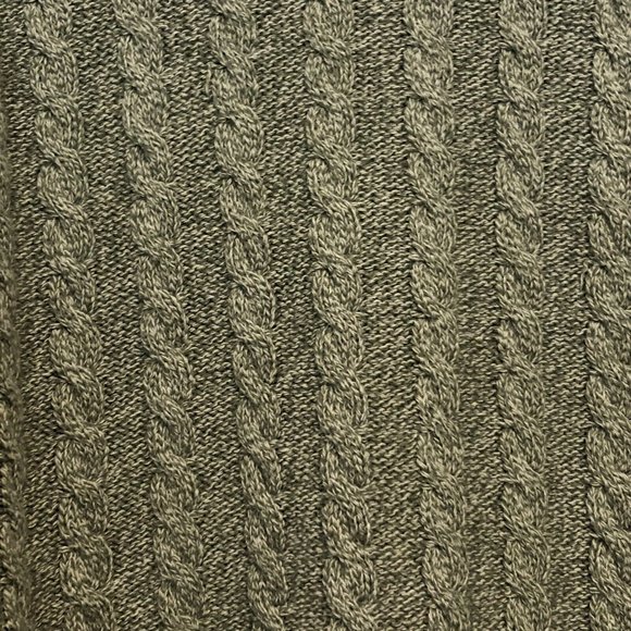 Edward Chapman Ladies Shops Canadian Brand Chunky Green Knit Sweater Women Large - Picture 6 of 16